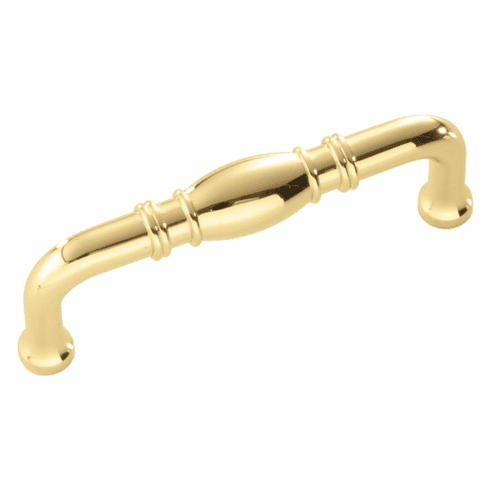 Hickory P3050-PB Williamsburg Pull, 3" C/C Polished Brass