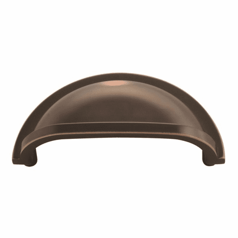 Hickory P3055-OBH Williamsburg Cup Pull, 3" C/C Oil Rubbed Bronze Highlighted