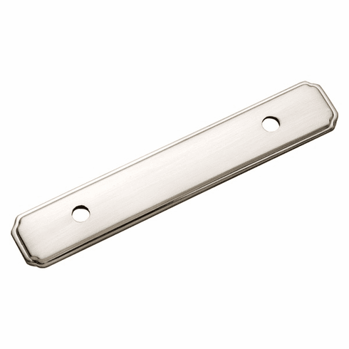 Hickory P513-SN Manor House Backplate, 3" C/C Satin Nickel