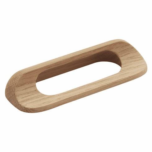 Hickory P676-UW Natural Woodcraft Pull, 96Mm C/C Unfinished Wood
