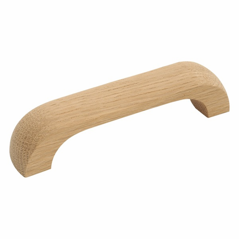 Hickory P687-UW Natural Woodcraft Pull, 96Mm C/C Unfinished Wood