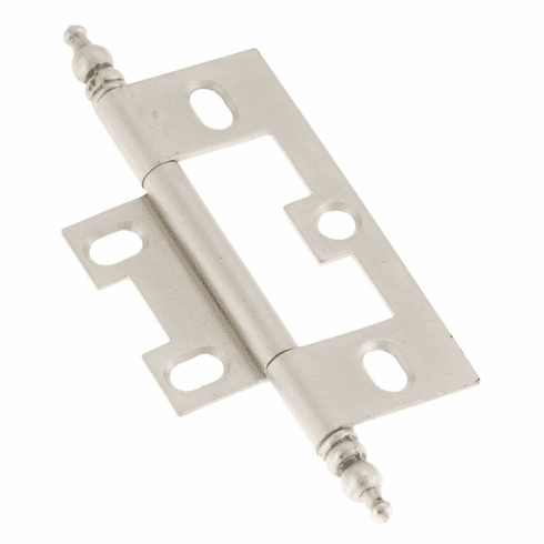 Hickory P8293-SN Surface Mounted Hinge, Self-Mortise Satin Nickel
