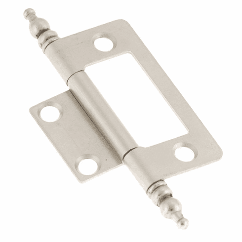Hickory P8294-SN Surface Mounted Hinge, Self-Mortise Satin Nickel