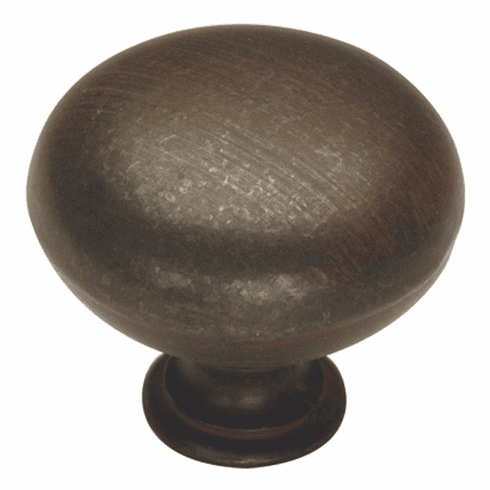 Hickory PA1218-RI Manchester Knob, 1-1/4" Dia Rustic Iron