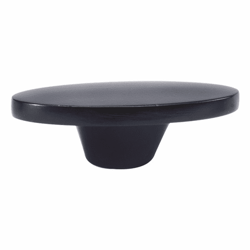 Hickory P3446-MB Luna Knob, 1-5/8" X 15/16" Oval Matte Black