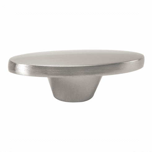Hickory P3446-SN Luna Knob, 1-5/8" X 15/16" Oval Satin Nickel