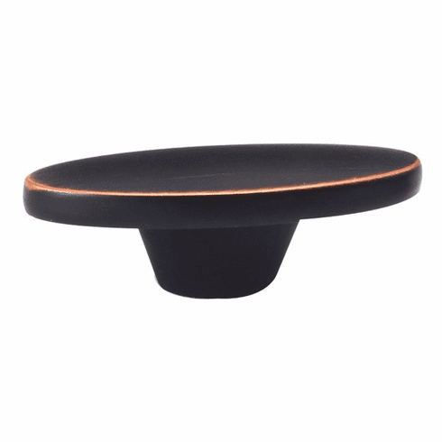Hickory P3446-VB Luna Knob, 1-5/8" X 15/16" Oval Vintage Bronze