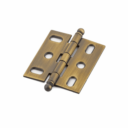 Schaub 1111B-ALB Hinge, Ball Tip Mortise, Antique Light Brass