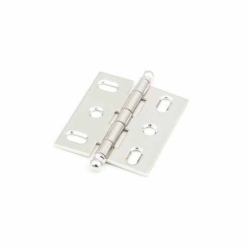 Schaub 1111B-PN Hinge, Ball Tip Mortise, Polished Nickel