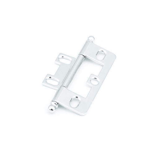 Schaub 1100B-26 Hinge, Ball Tip Non-Mortise, Polished Chrome