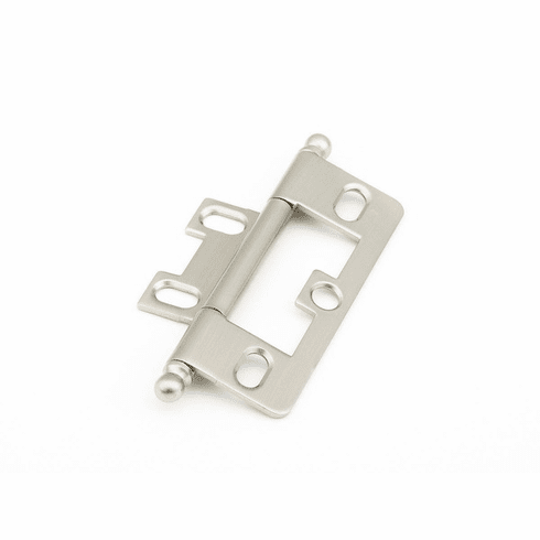 Schaub 1100B-15 Hinge, Ball Tip Non-Mortise, Satin Nickel