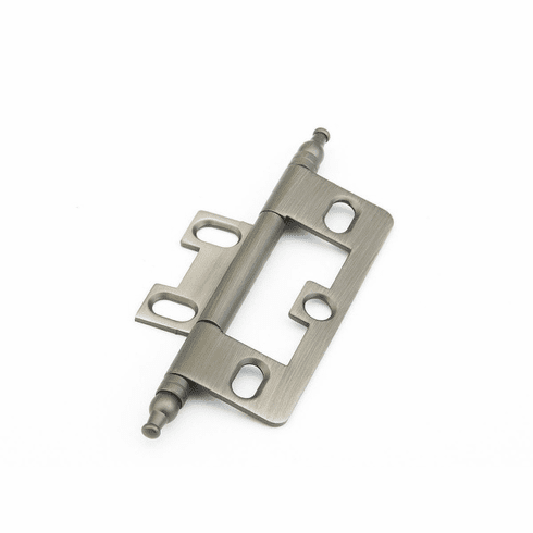 Schaub 1100M-AN Hinge, Minaret Tip Non-Mortise, Antique Nickel