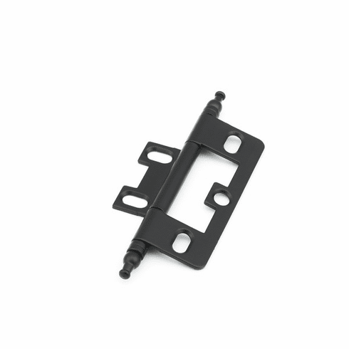 Schaub 1100M-FB Hinge, Minaret Tip Non-Mortise, Flat Black