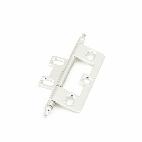 Schaub 1100M-PN Hinge, Minaret Tip Non-Mortise, Polished Nickel