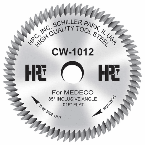 HPC CW-1012 Medeco Angle Cutter