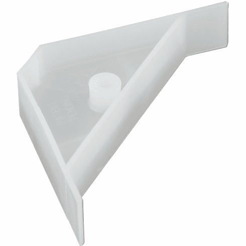 Hardware Resources HR362 2-5/8" x 2-5/8" x 5/8" Plastic Corner Brace