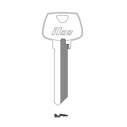 ILCO 01007LE -ILCO Key Blank (7) 043Le-Tay