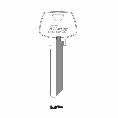 ILCO 01007LL -ILCO Key Blank (8) 043Ll-Tay 31