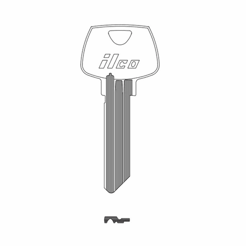 ILCO 01007RL -ILCO Key Blank (7) 043Rl-Tay