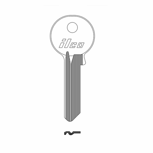 ILCO 01054A-ILCO Key Blank