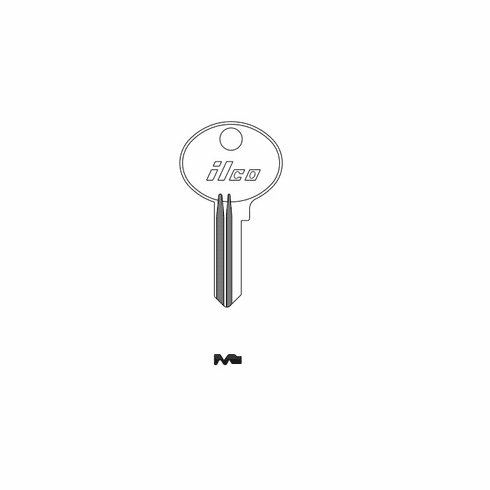 ILCO 1001K-ILCO Key Blank (20) Min Order 10