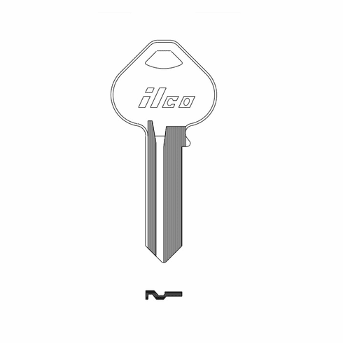 ILCO 1011GH -ILCO Key Blank (4) Same As Ru44