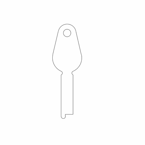 ILCO 1033A-ILCO Key F/S For Durand Locker/Yale