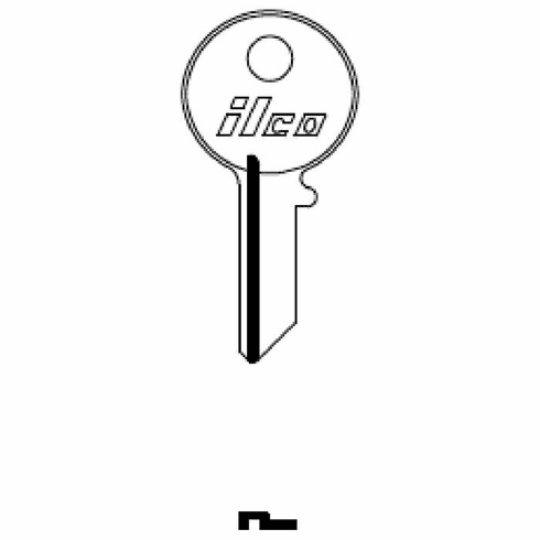 ILCO 1041Y Key Blank