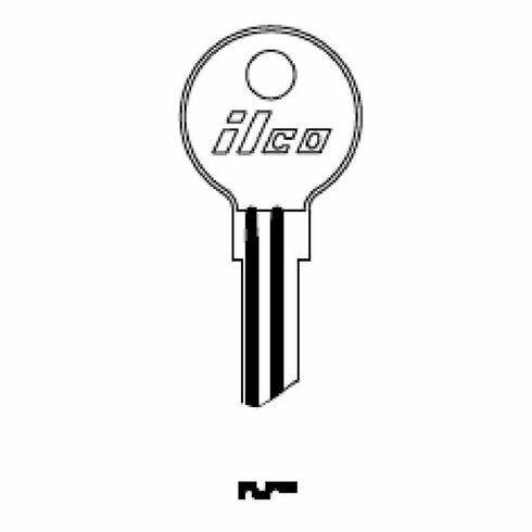 ILCO 1054G 5-Pin Key Blank, Fort Lock - K54G