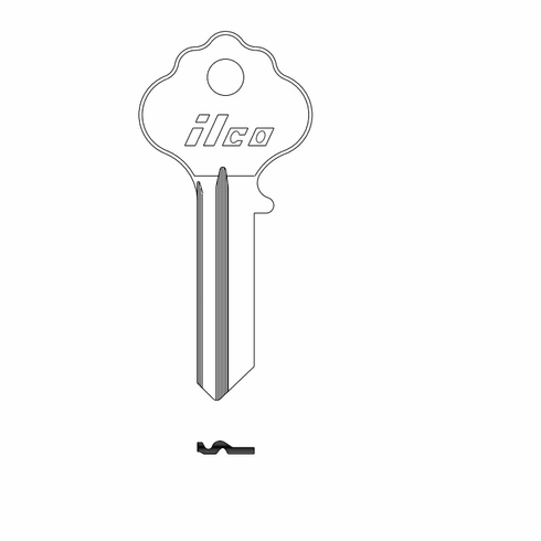 ILCO 1054R-ILCO Key Blank
