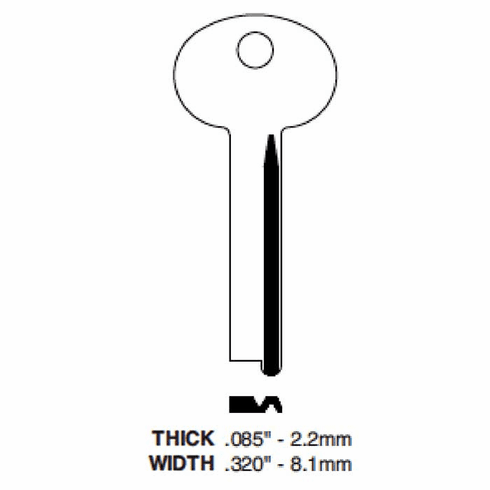 ILCO 1068E-ILCO Key 1068E