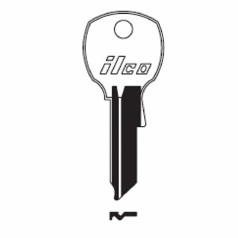 ILCO 1069L NA14 Key Blank, Key National Cabinet/NCL - NA14/JMA NTC-1D.2.0*
