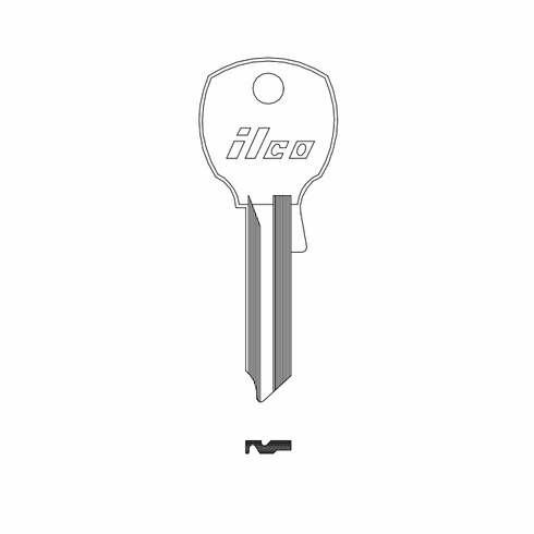 ILCO 1069LC -ILCO Blank National Mail Box Na24