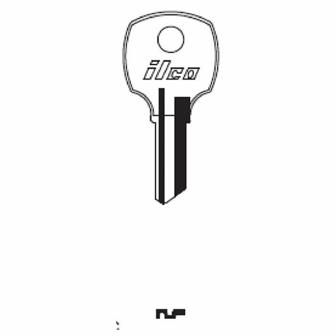 ILCO 1069N D8785 Key Blank, Key National Cabinet/NCL RO3/JMANTC-10D.2.1 NP