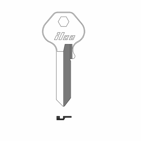 ILCO 1092J-ILCO Key Blank