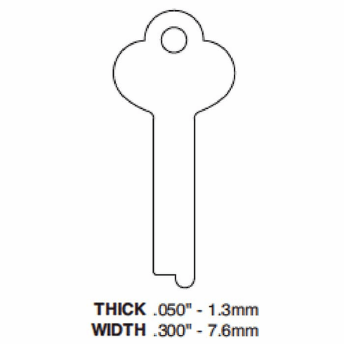 ILCO 1095HL-ILCO Key Mosler Safe Deposit Box