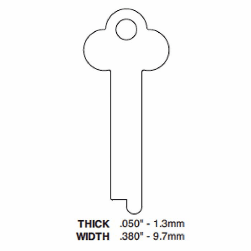 ILCO 1110A-ILCO Key Misc. Safe Deposit