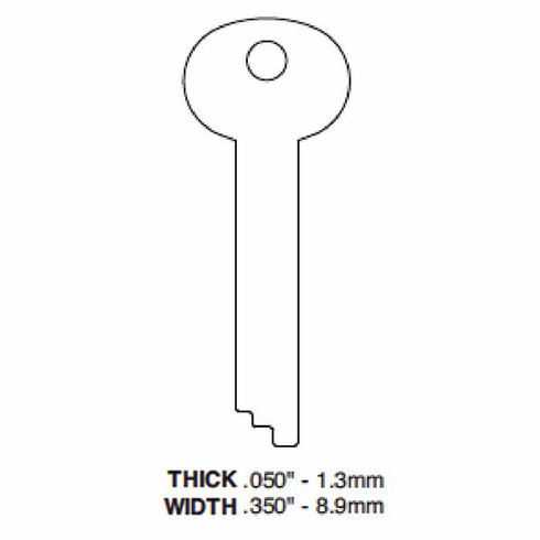ILCO 1134-ILCO Blank Hhm/York Safe Deposit 1134