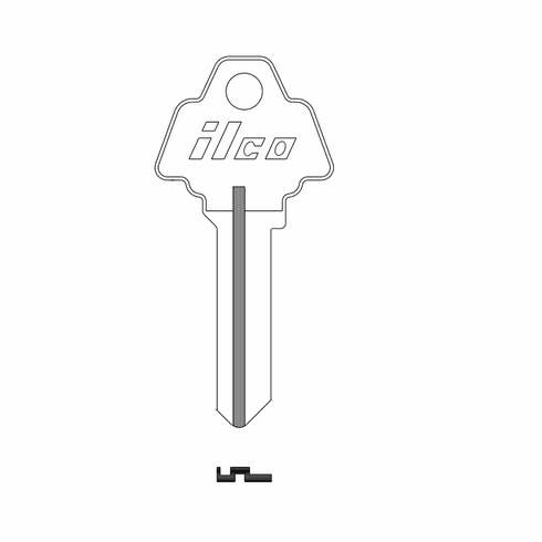 ILCO 1170B-ILCO Key Blank N/P- 1170B