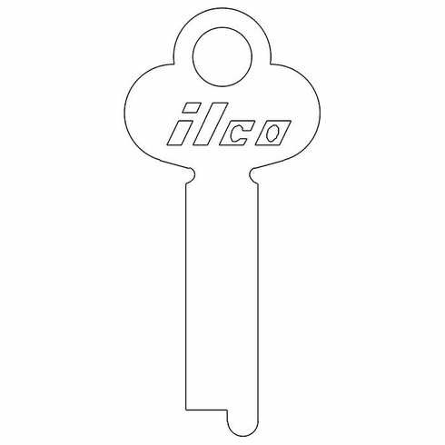 ILCO 1225PL-ILCO Key Flat Steel Yale