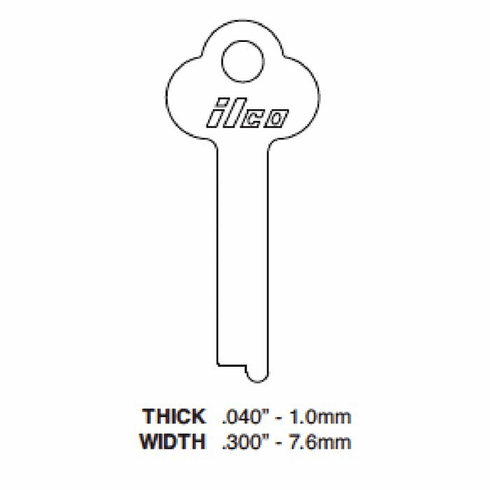 ILCO 1270A-ILCO Flat Steel