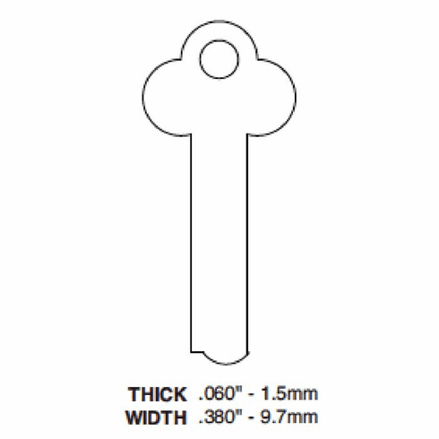 ILCO 1323L-ILCO Key Mosler N/S- 1323L / Mos-2-Ns