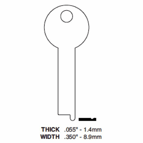 ILCO 1526-ILCO Key Blank Mosler