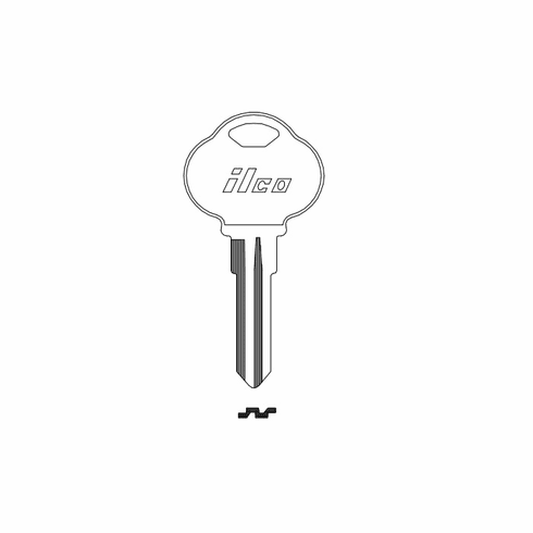 ILCO 1581H Key Blank (4) Clb8