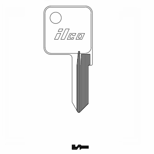 ILCO 1612-TM12 Key Trimark Tm12 N. American Cyl