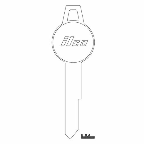 ILCO 1764S Key Blank Chrysler N/P