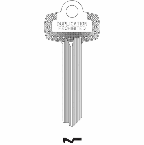 ILCO 1A1A1 Key Blanks