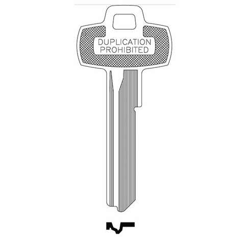ILCO 1A1WB1-ILCO Key Blank Best 1A1Wb1