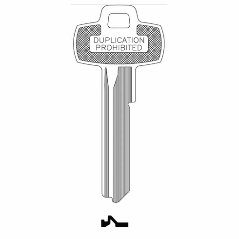 ILCO 1A1WE1-ILCO Key Blank Best 1A1We1