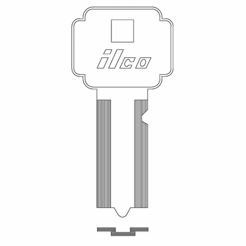 ILCO 61B-ILCO Key Brevetto N/P- 61B/JMA Bre-2.2.1